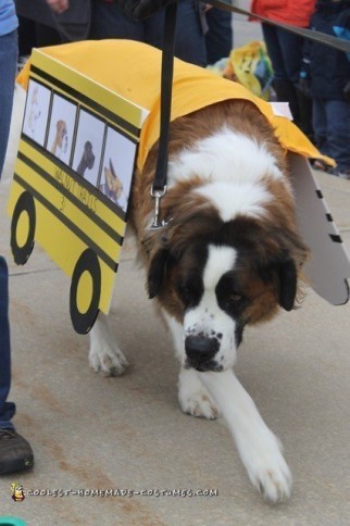 Therapy Dog School Bus Costume