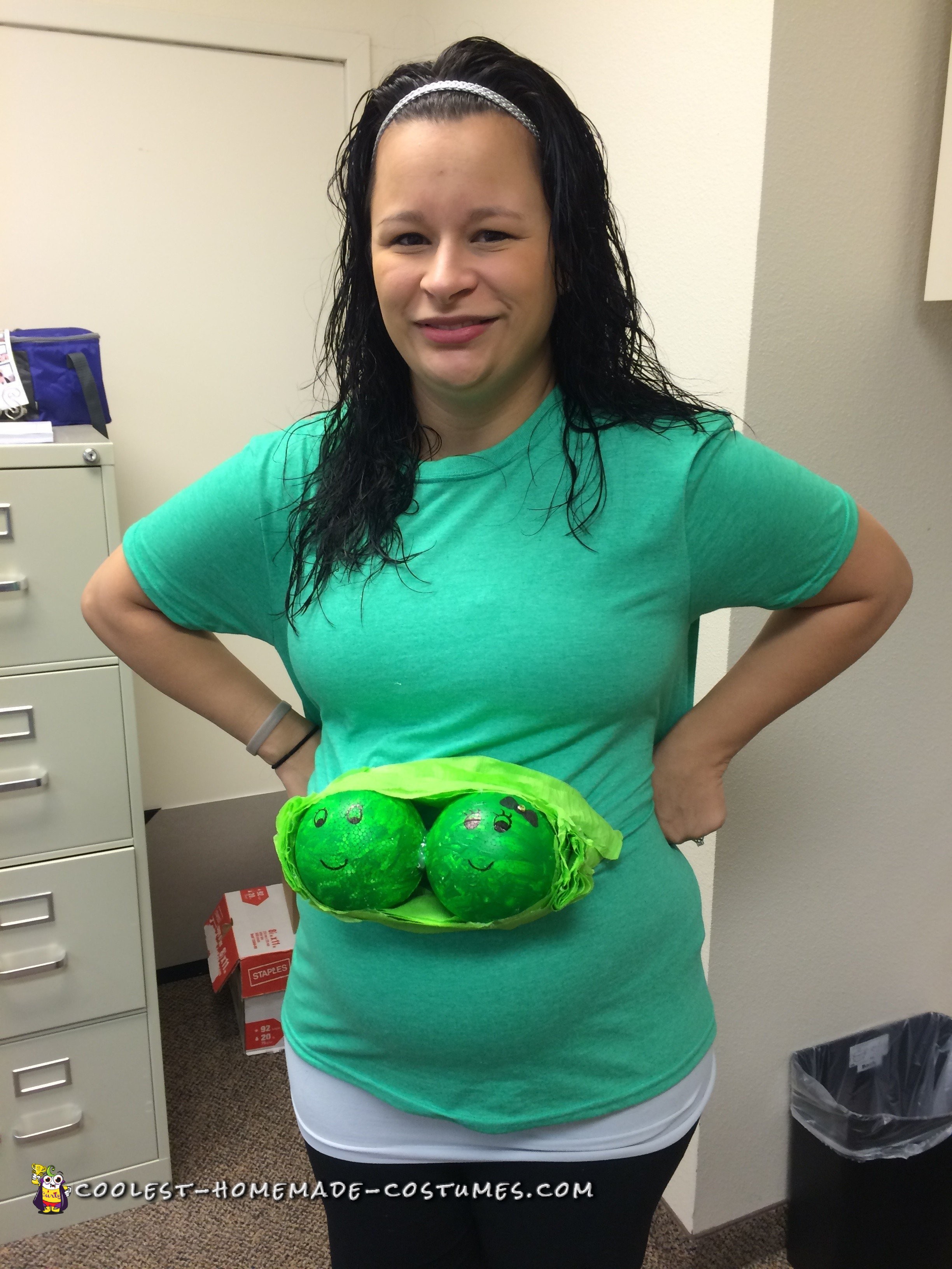 Twin Pregnancy Costume Two Peas in a Pod