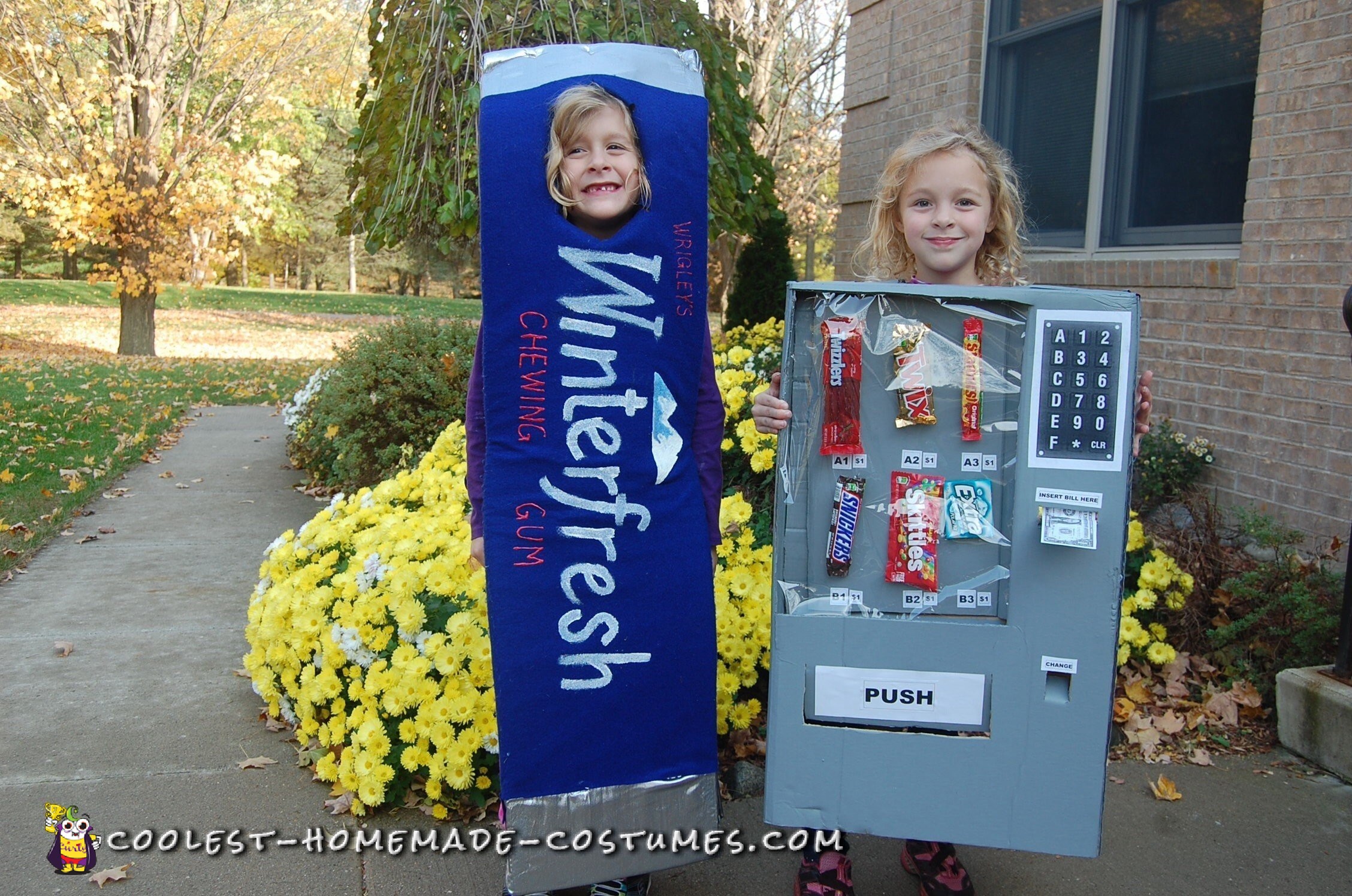 Vending Machine Costume for a Child