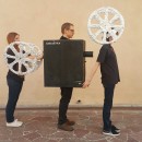 Halloween just got REEL - Projectionist Movie Camera and Reel Group Costume