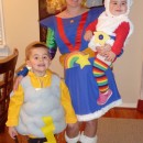 80s Throwback Costumes: Rainbow Brite, Twink, and Their Storm Cloud