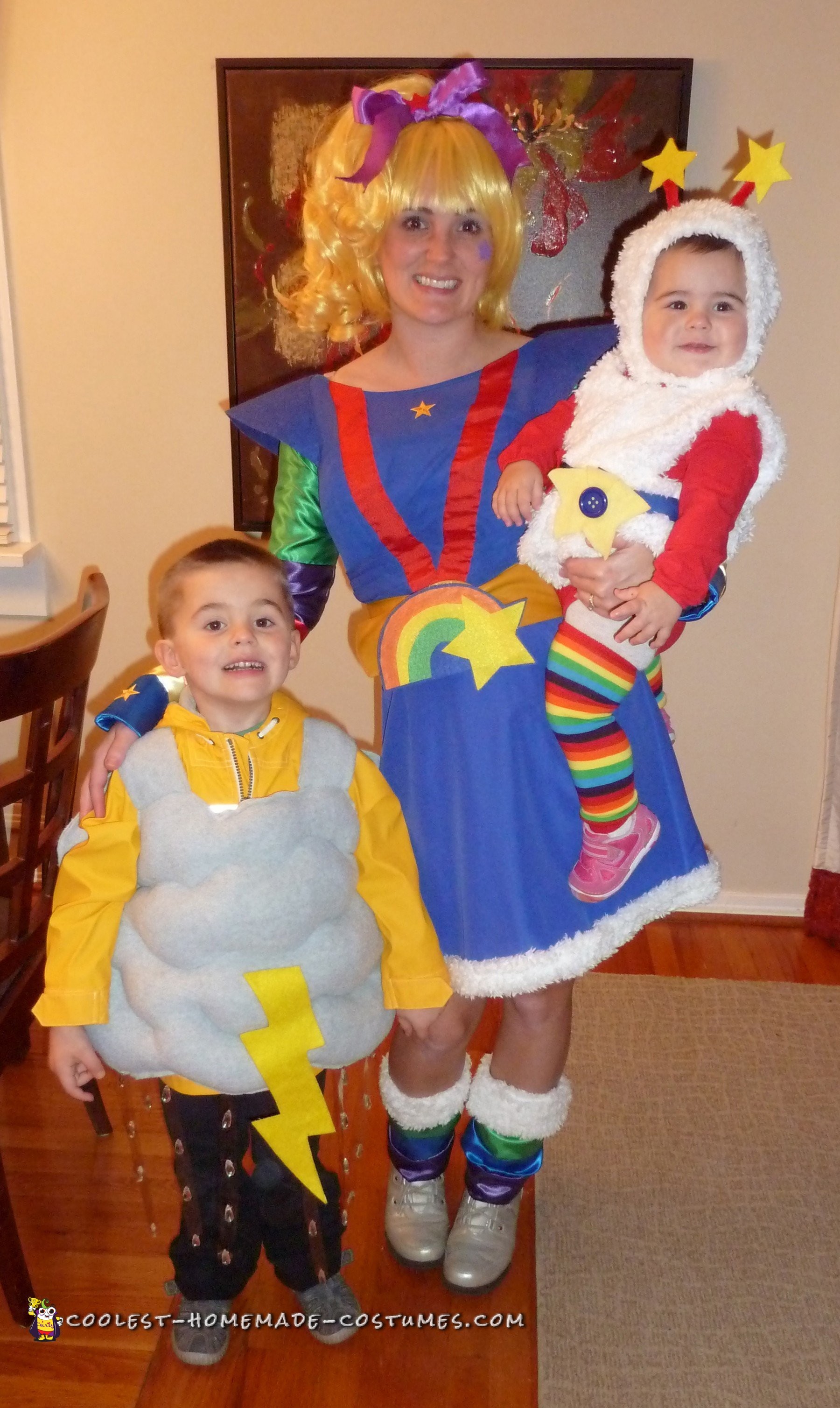 80s Throwback Costumes: Rainbow Brite, Twink, and Their Storm Cloud