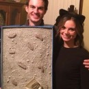 Cat and Litter Box Couple Costume