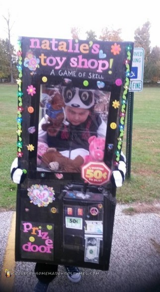 Award Winning DIY Stuffed Animal Claw Machine Costume