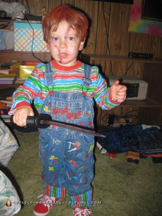 Awesome Chucky Costume for a 2 Year Old Boy