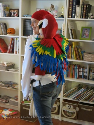 Babywearing Pirate and Parrot Costume