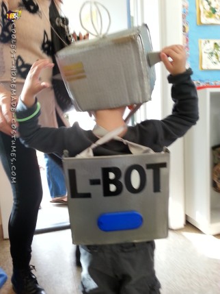 L-Bot (Robot) Costume for Toddler Boy