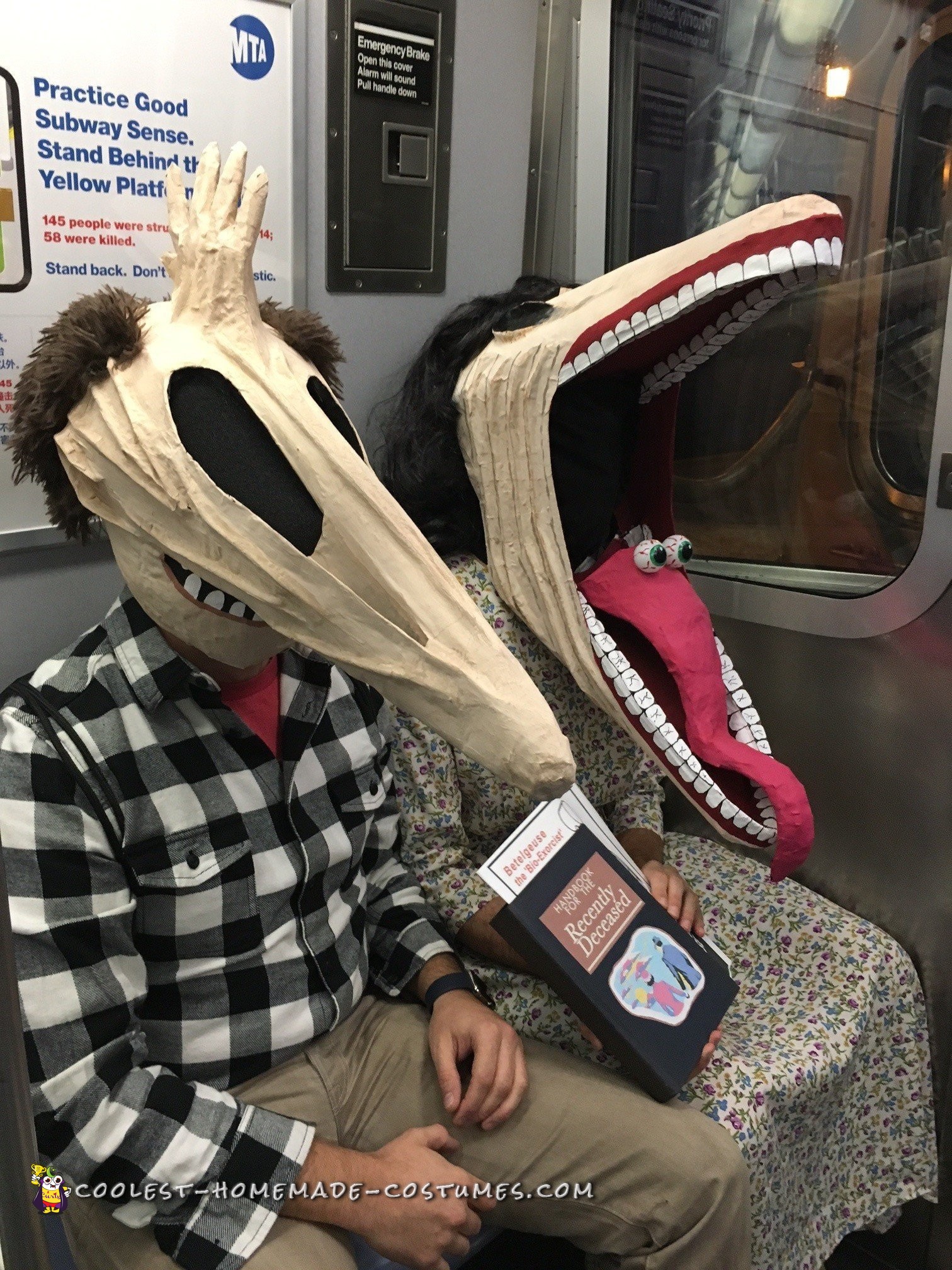 Awesome Beetlejuice Couple Costume: Resurrecting Adam and Barbara Maitland