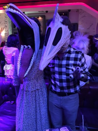 Awesome Beetlejuice Couple Costume: Resurrecting Adam and Barbara Maitland