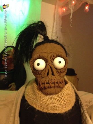 Beetlejuice Shrunken Head Man Costume