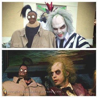 Beetlejuice Shrunken Head Man Costume