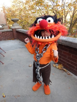 Best Animal from the Muppets DIY Toddler Costume