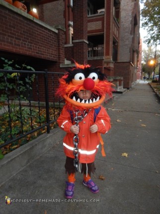 Best Animal from the Muppets DIY Toddler Costume