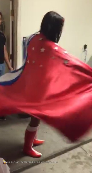 Best Ever Homemade Wonder Woman Costume