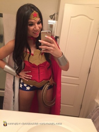 Best Ever Homemade Wonder Woman Costume