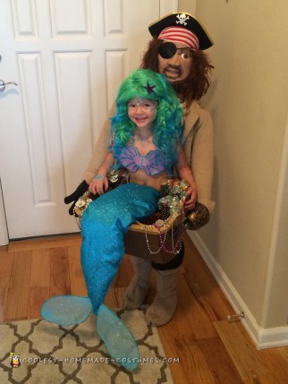 Blackbeard Discovers Mermaid Illusion Costume