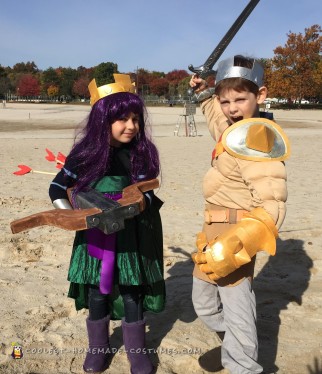 Clash of the Clans Family Homemade Costumes
