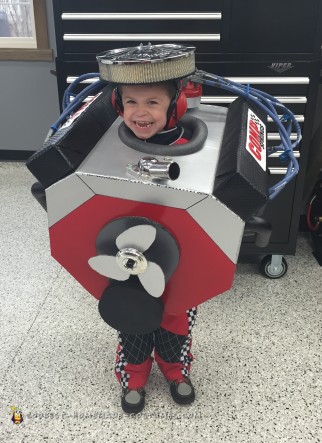 Coolest Small Block Chevy V8 Engine Costume!