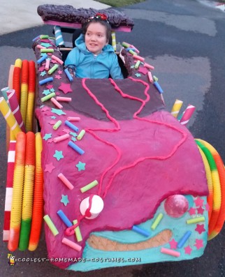 Wreck-It Ralph Family Costume with Sugar Racer Wheelchair Costume