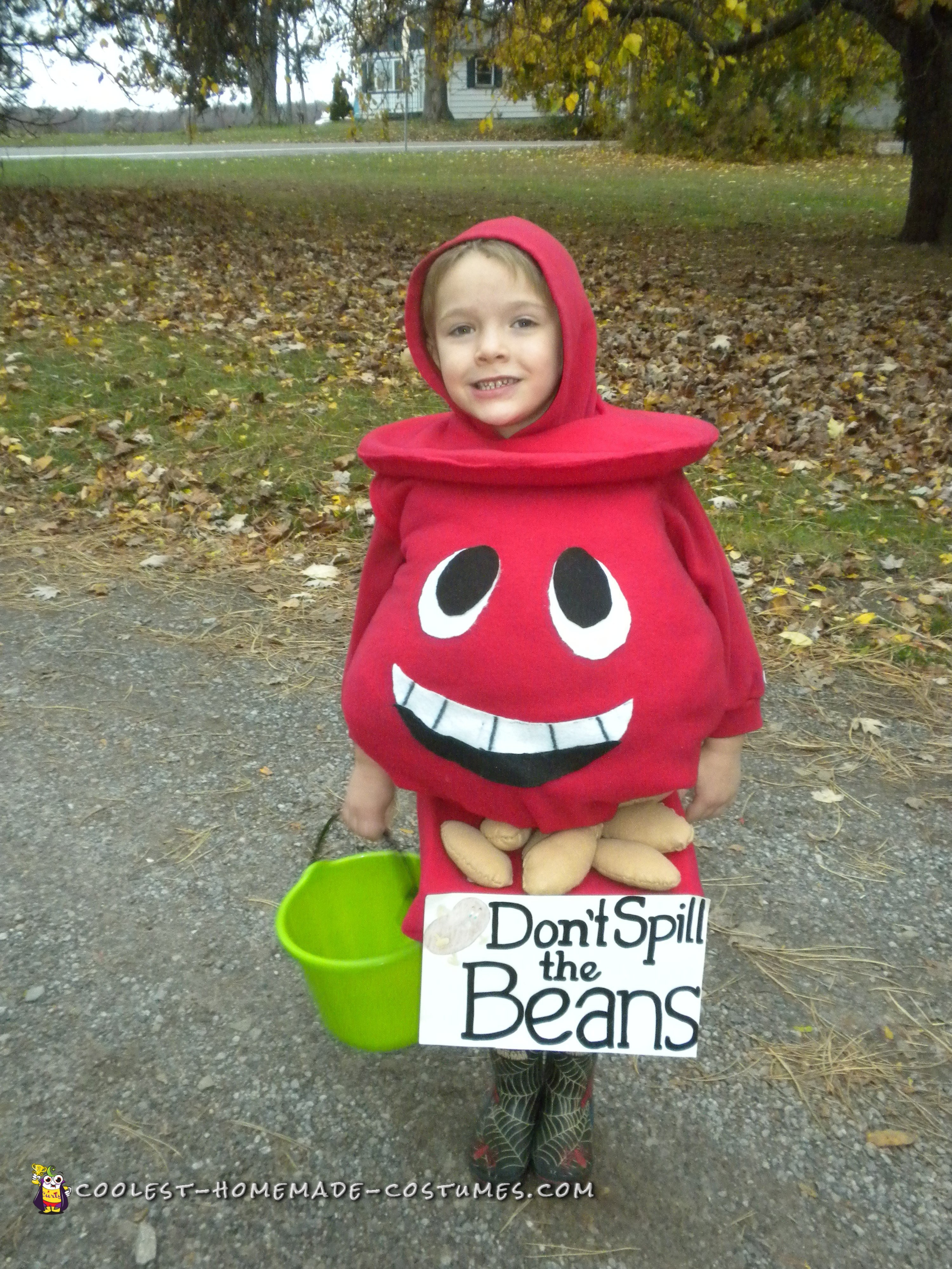 Creative "Don't Spill the Beans" Costume