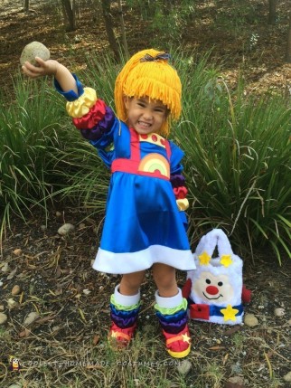 Cutest Ever Homemade Rainbow Brite Costume