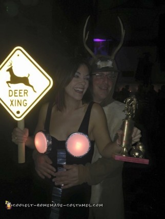 Deer In Headlights Couple Costume