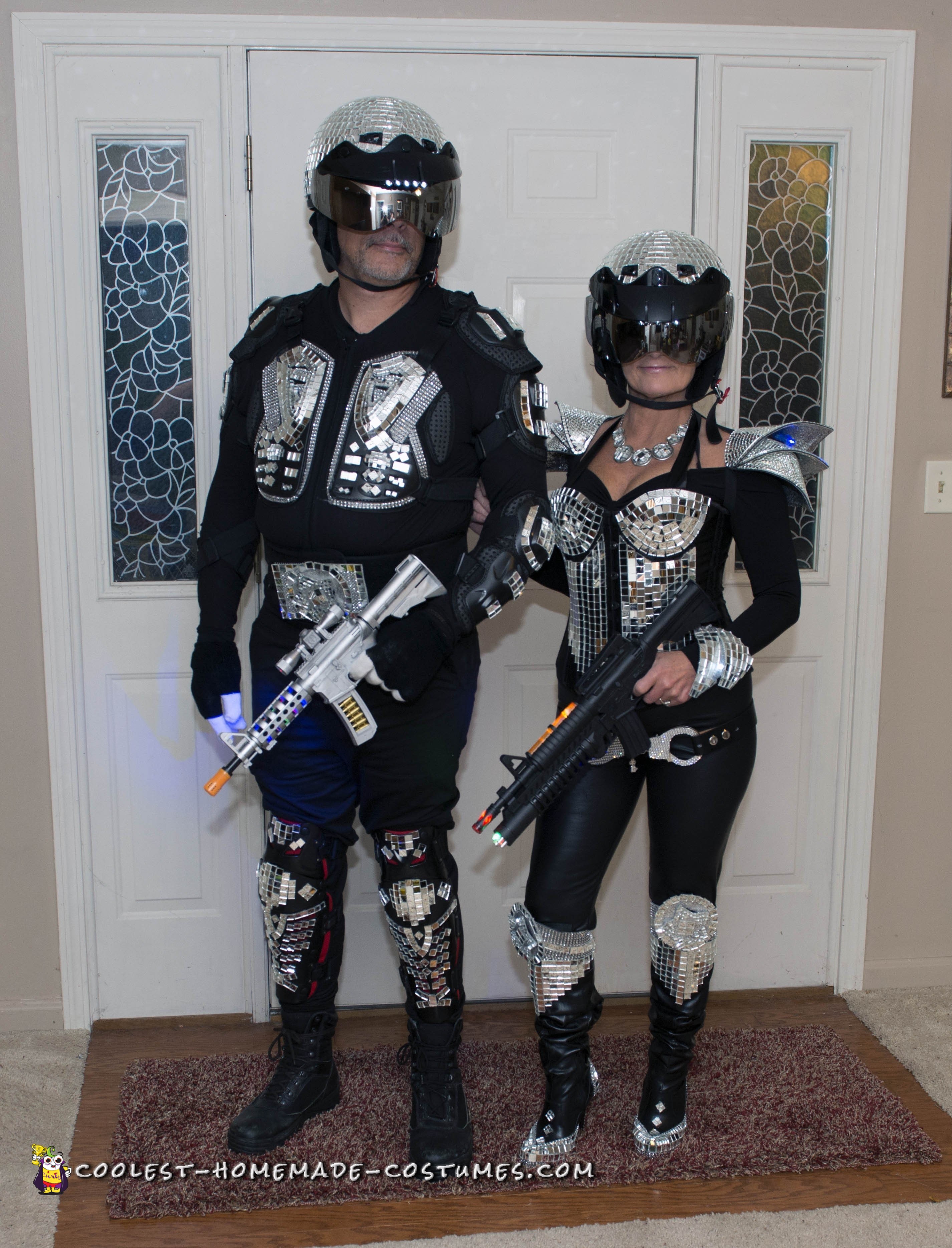 Disco Space Troopers Couples Costume