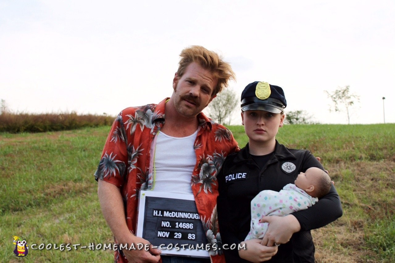 DIY Ed and HI McDunnough Couple Costume from Raising Arizona