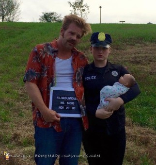 DIY Ed and HI McDunnough Couple Costume from Raising Arizona