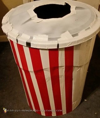 Easy Popcorn Bucket Costume