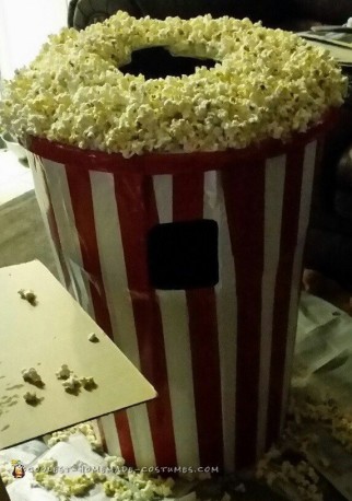 Easy Popcorn Bucket Costume