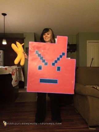 El Wire Mooninites Couple Costume from Aqua Teen Hunger Force