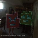 El Wire Mooninites Couple Costume from Aqua Teen Hunger Force