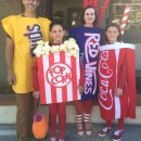 Family Movie Night Snacks Costumes