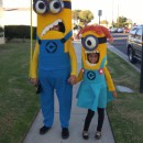 Father and Daughter Minions Costumes