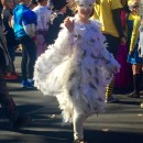 Feathery Snowy Owl Costume for my 8-Year Old Daughter