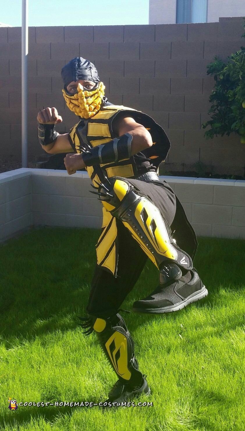 Scorpion Mortal Kombat Costume Kids