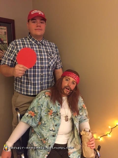 Forrest Gump and Lieutenant Dan Couple Costume