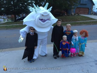 Frozen's Marshmallow Snow Monster Costume