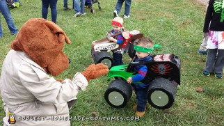 Monster Truck Costumes for Twins