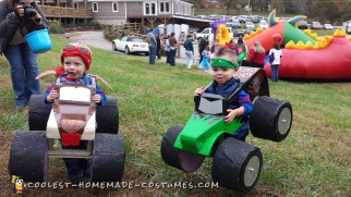 Monster Truck Costumes for Twins