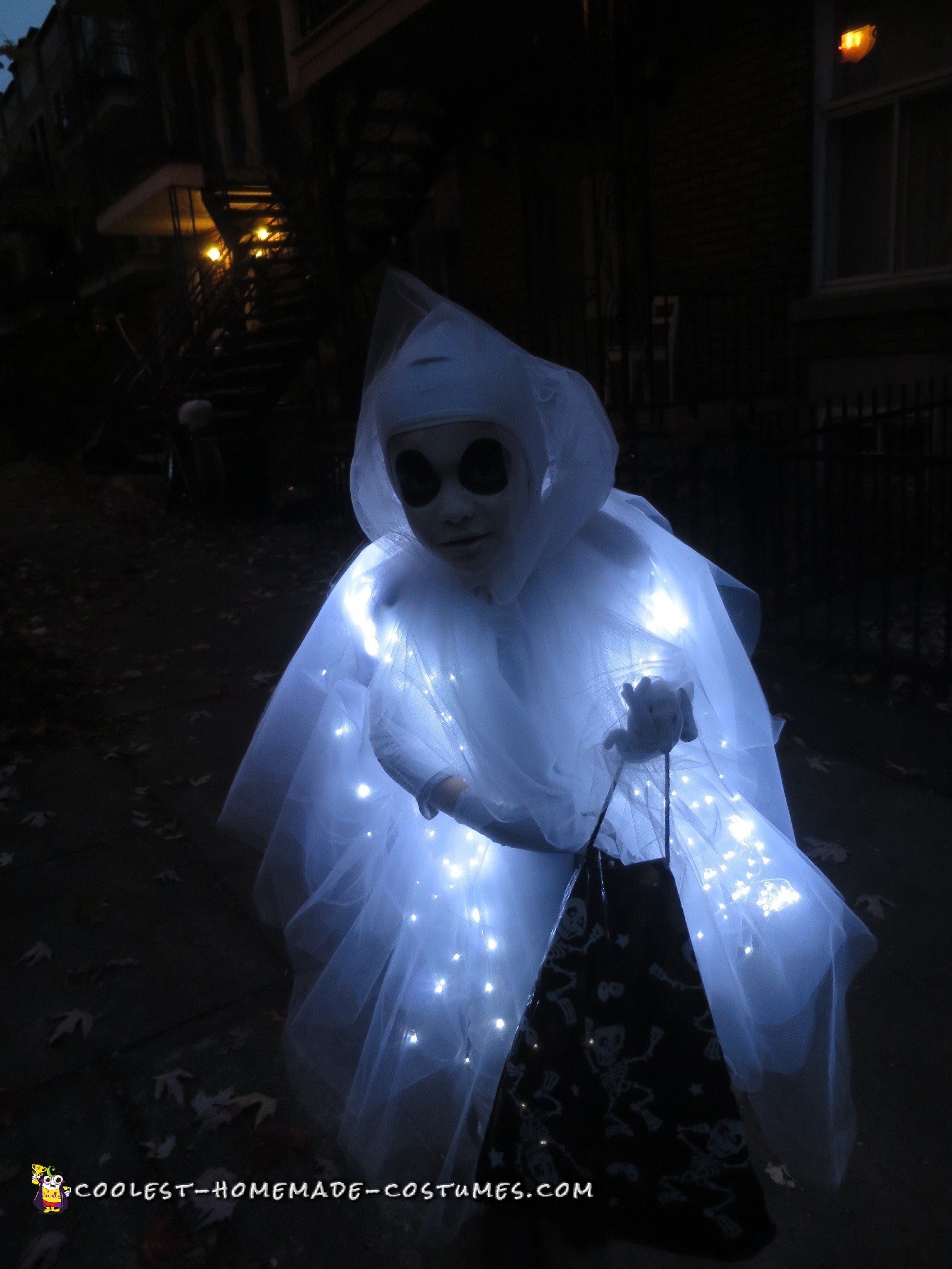 Glowing Ghost Costume for a Child
