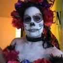 Dia de los Muertos Costume and Makeup