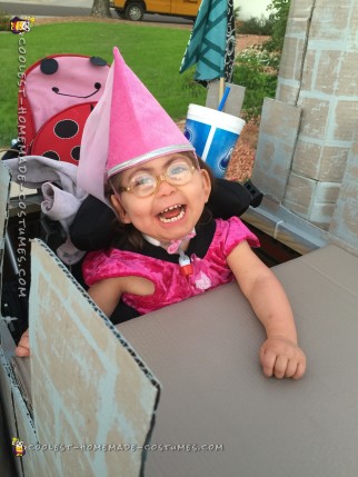 Handicap Little Girl Becomes a Princess