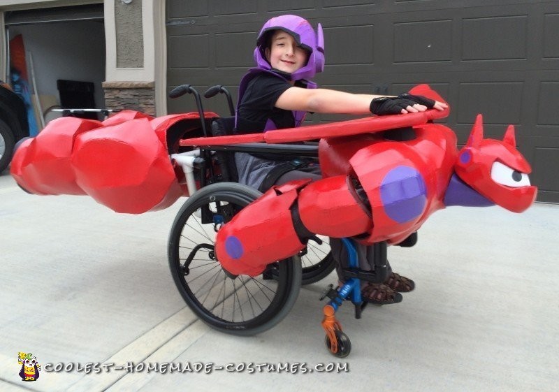 Hiro Riding Baymax Wheelchair Costume