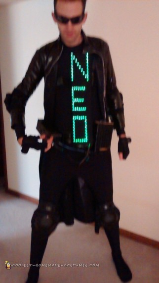 Homemade Self-Taught Matrix Costume: Neo, The One