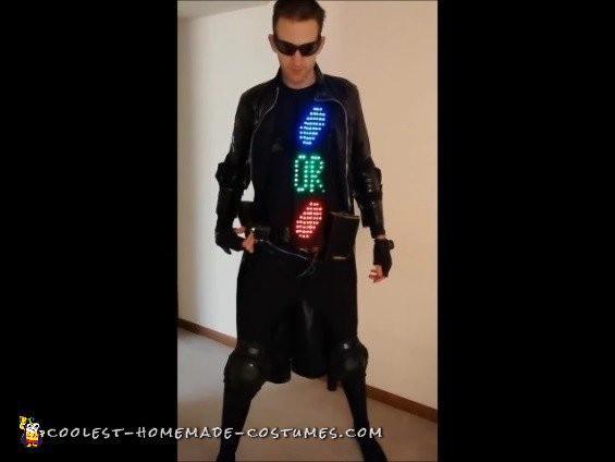 Homemade Self-Taught Matrix Costume: Neo, The One
