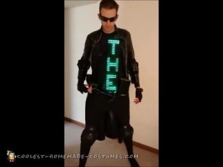 Homemade Self-Taught Matrix Costume: Neo, The One