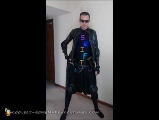 Homemade Self-Taught Matrix Costume: Neo, The One