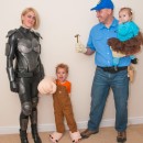 Homemade Wreck-It Ralph Family Costumes